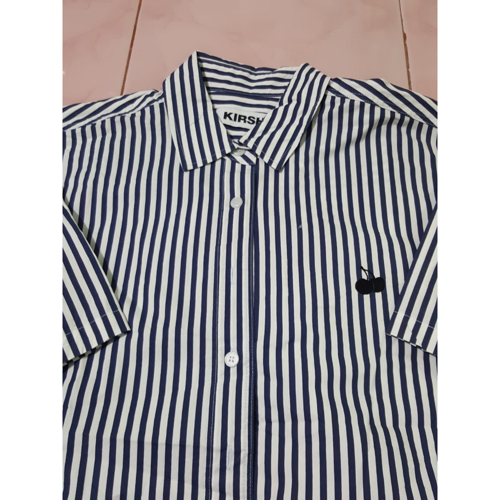 kemeja kirsh black cherry second