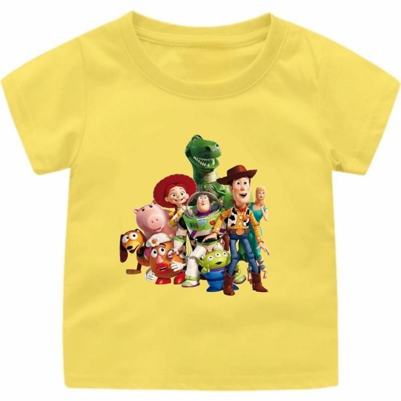 Baju kaos TOYS STO-RY Anak Laki Laki dan perempuan 1-14Tahun remaja/dewasa