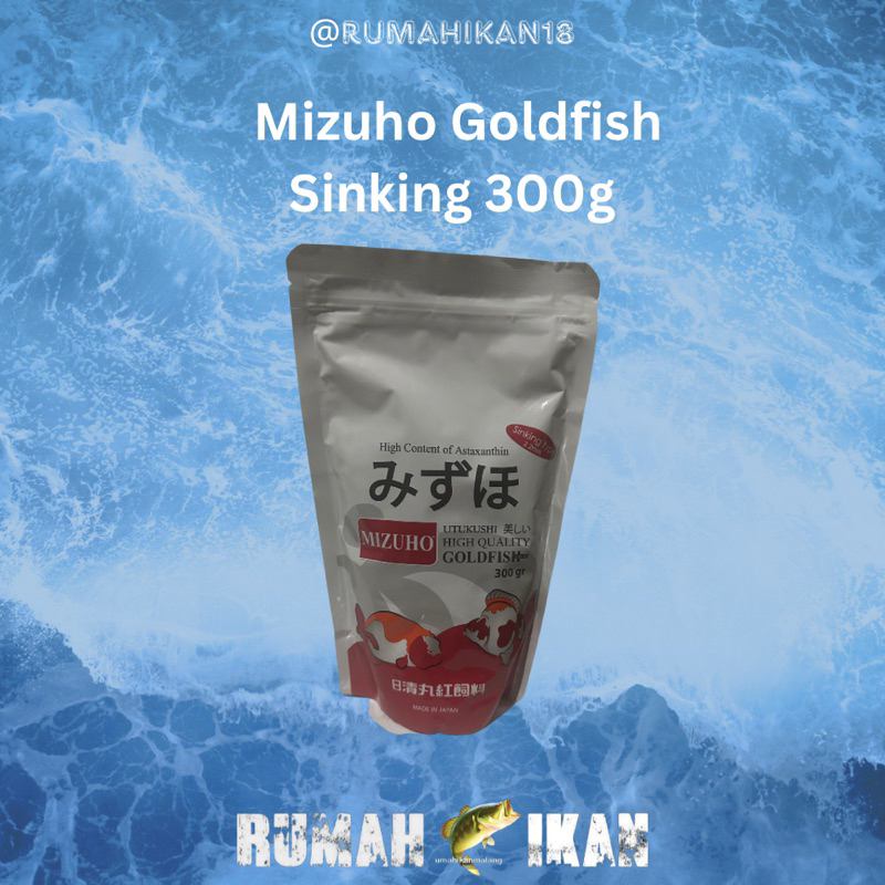 Mizuho Goldfish Pelet Ikan Koki Ikan original