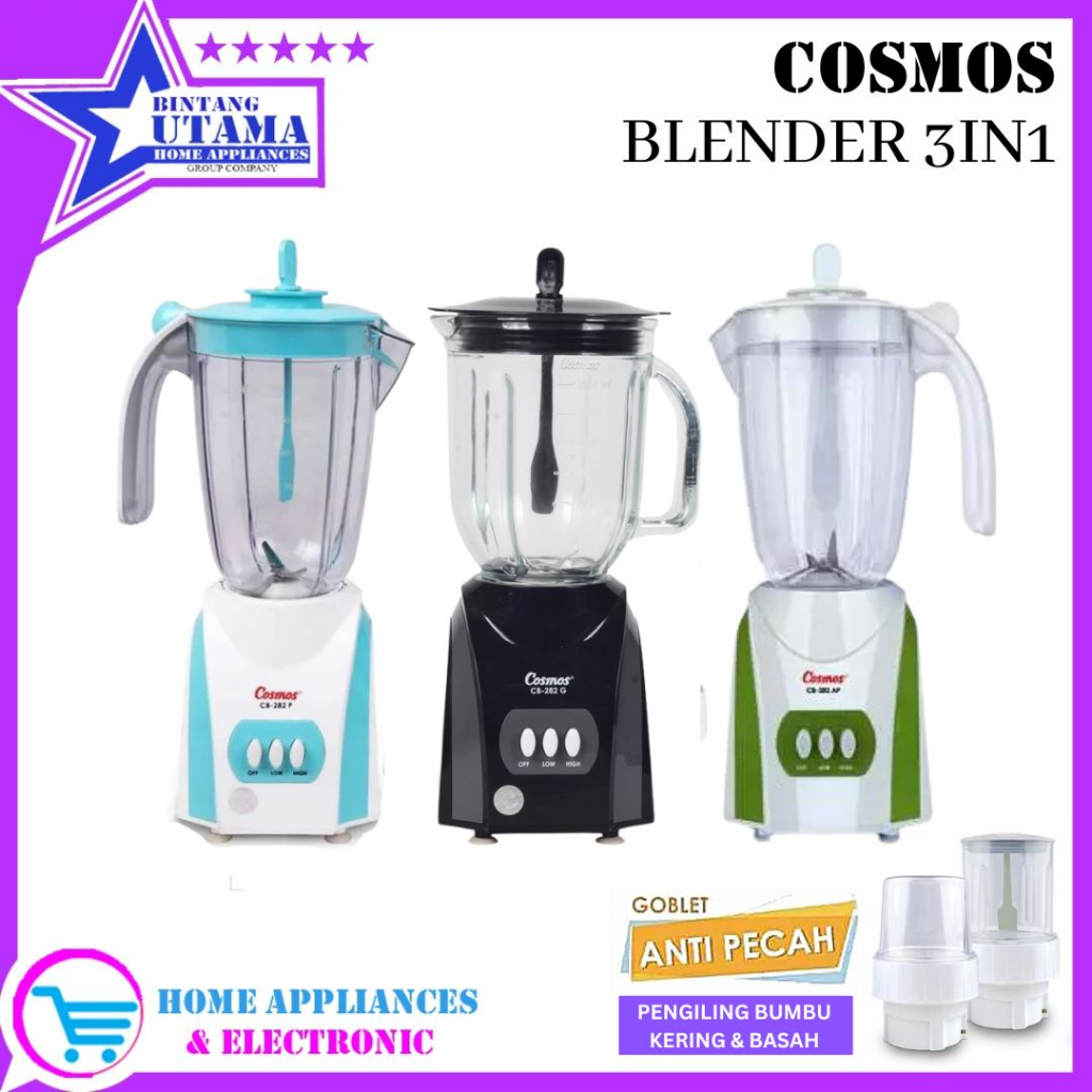 (COD) Blender Cosmos CB282G / CB 282 G / CB 282G / CB 282P / CB282P / CB-282P / CB-282AP (2 Liter) B
