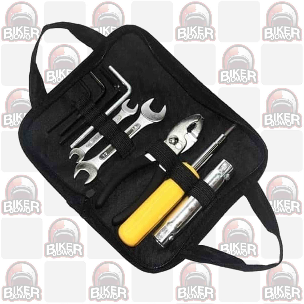 Toolspack Motor 8 Item - Krisbow Motocycle Tools Kit Biker