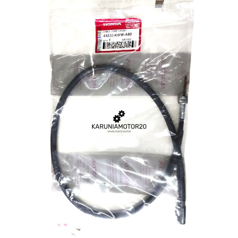 Kabel Speedometer Revo 110/Supra X 125 Fi Original AHM 44830-KWW-A82