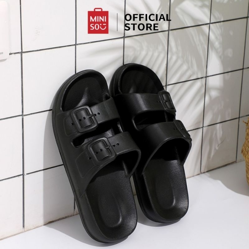 MINISO Slippers Sandal Wanita Pria Flip-Flops Sendal New Original