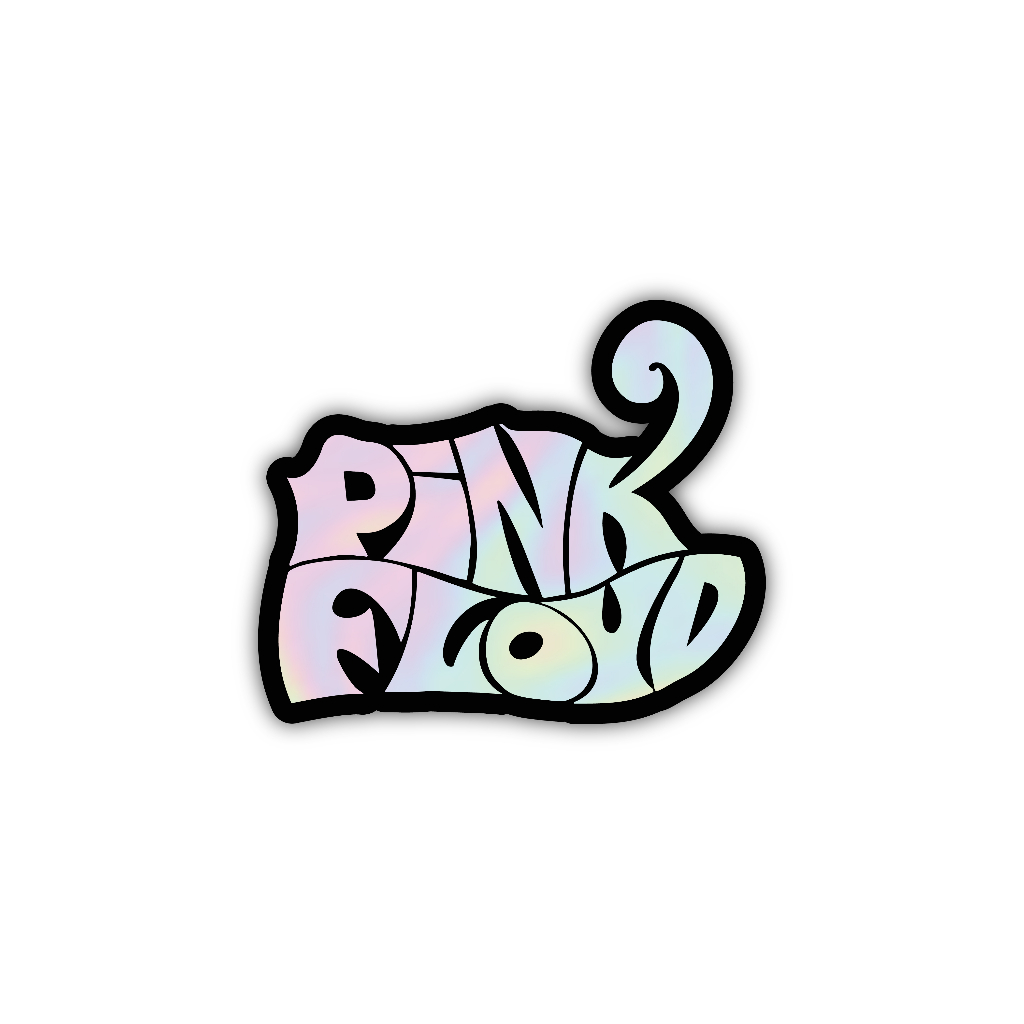 

sticker pinkfloyd, stiker hologram satuan- Z022