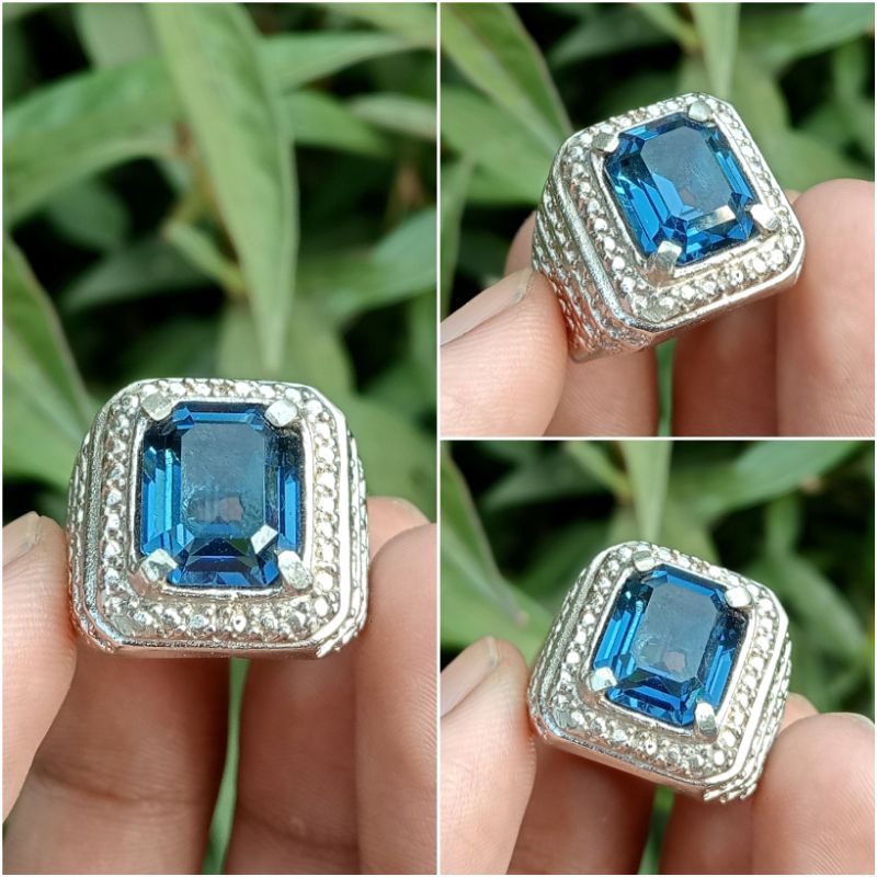 Cincin Aquamarine
