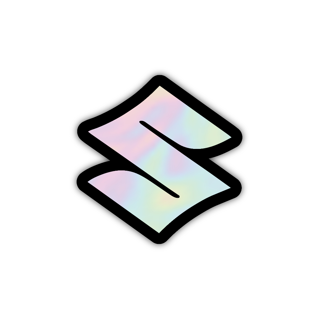 

sticker suzuki, stiker hologram satuan- Z028