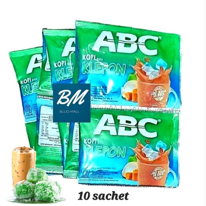 

ABC Kopi Klepon 1 Renceng 10 Sachet 25 gr