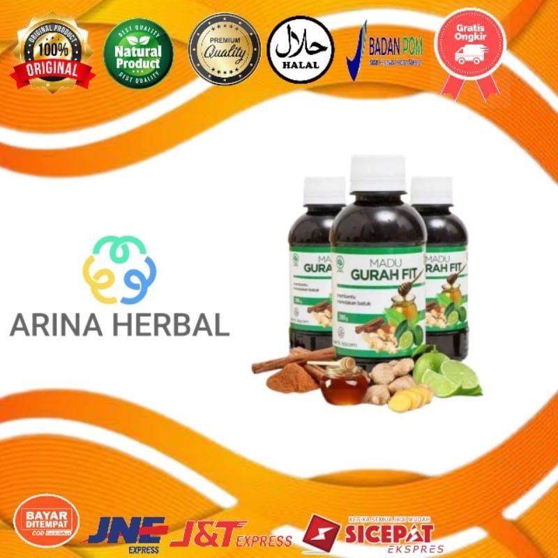 Madu Gurah Fit Asli Original Obat Batuk Untuk Dewasa dan Anak BPOM