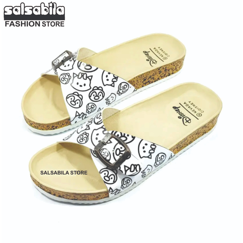 Nevada Sandal Cewek Disney Slop Gesper