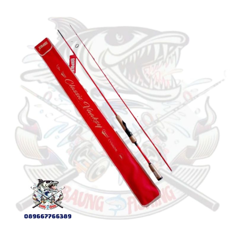 joran spinning rapala classic vaaksy 198cm 12lb
