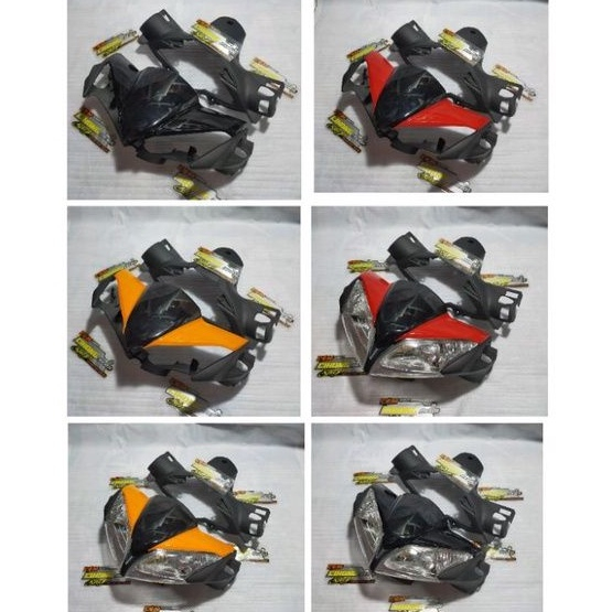 Batok Depan Belakang Totok Depan Belakang Set Lampu Depan Honda Blade New 125