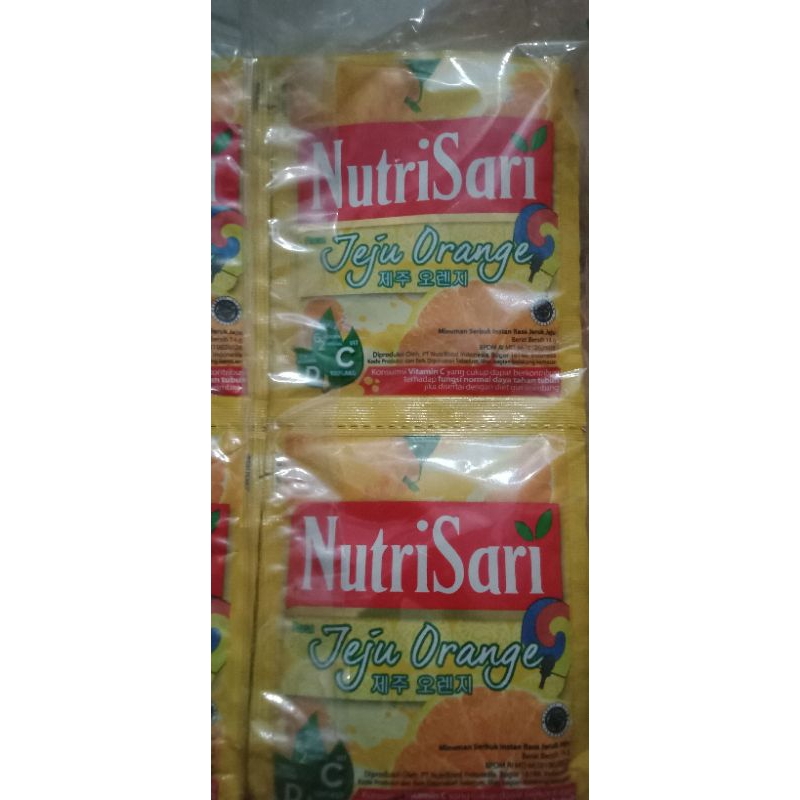 

Nutrisari Jeju Orange 1 Renteng isi 10 sachet