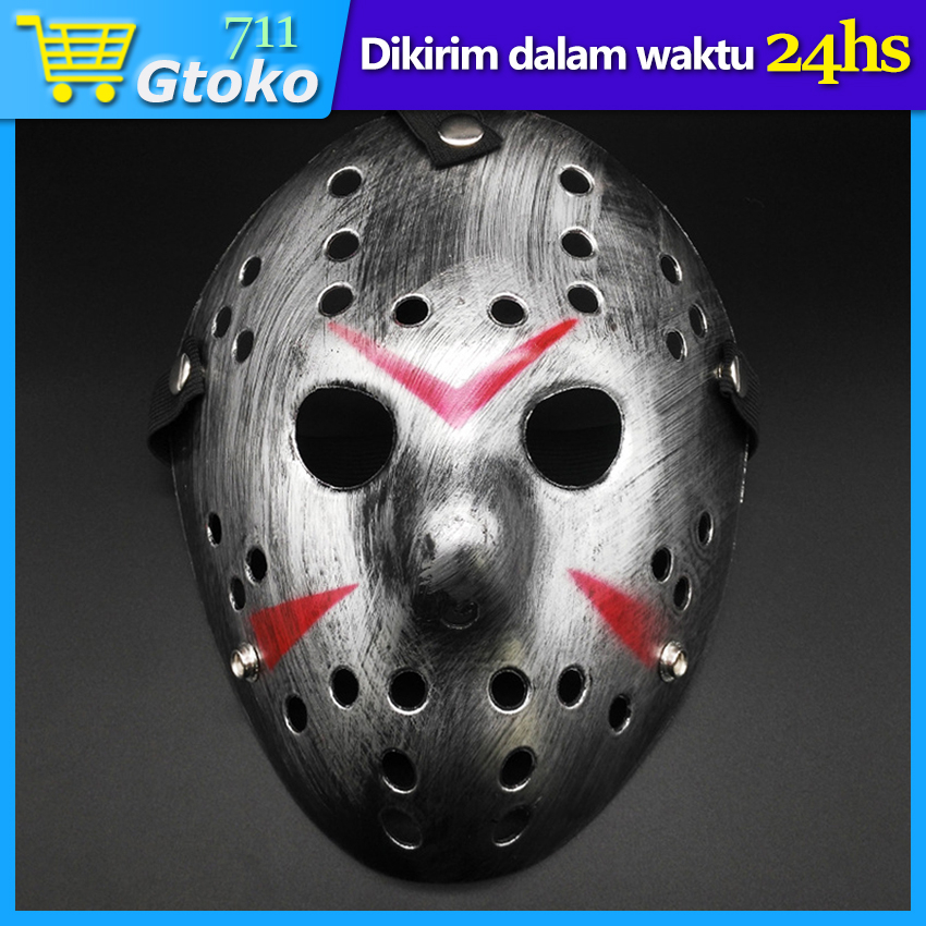 Topeng Jason Friday The 13th Mask Killer Topeng Cosplay Halloween