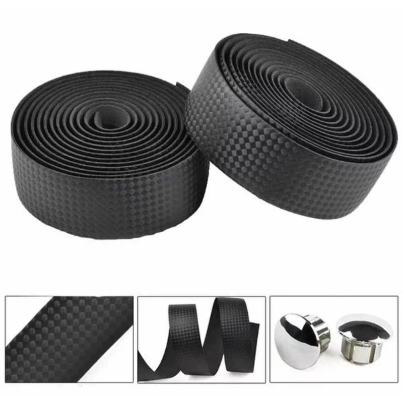 bartape roadbike / bartape sepeda balap / bartape roadbike motif carbon