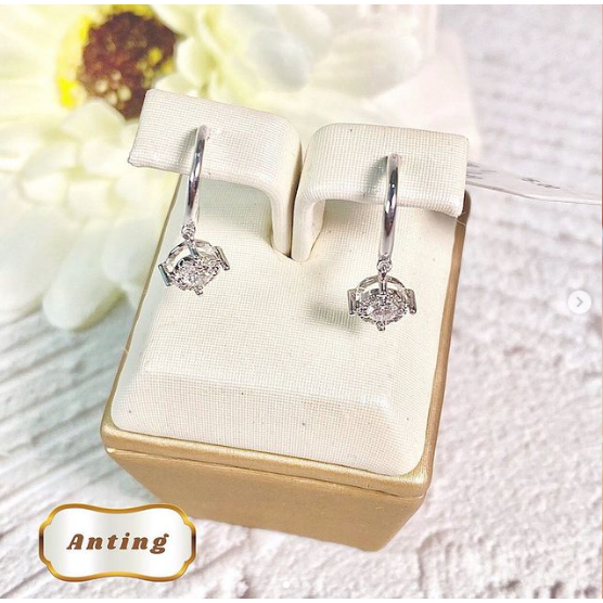 Elco Jewellery - Anting Berlian Eropa F Vvs | ABRE-01751SH Berkualitas dan Bergaransi