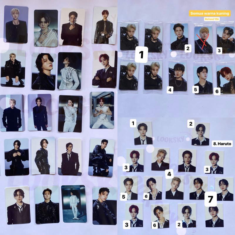 OFFICIAL TREASURE REBOOT album photocard konsep ID foto bene ktown jeongwoo junghwan hyunsuk jihoon 