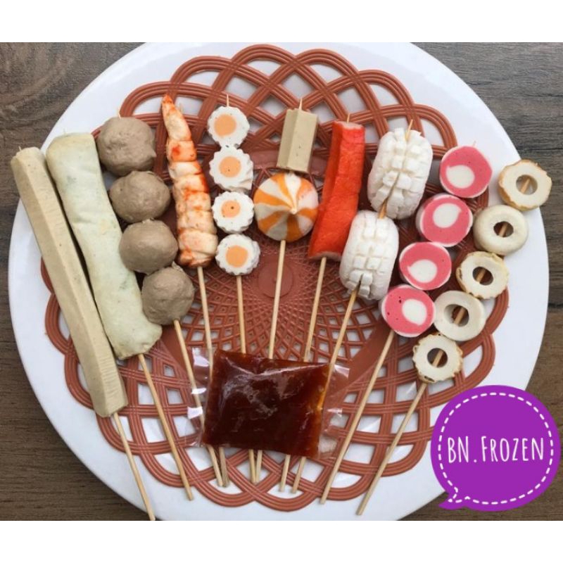 Sate Seafood Angkringan isi 10 Tusuk