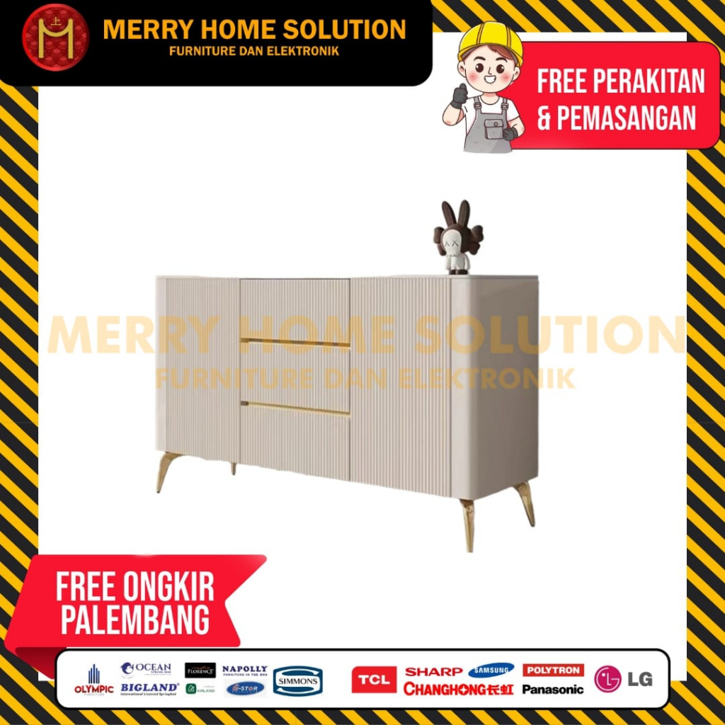 Meja buffet import / buffet tv / buffet serbaguna / buffet modern