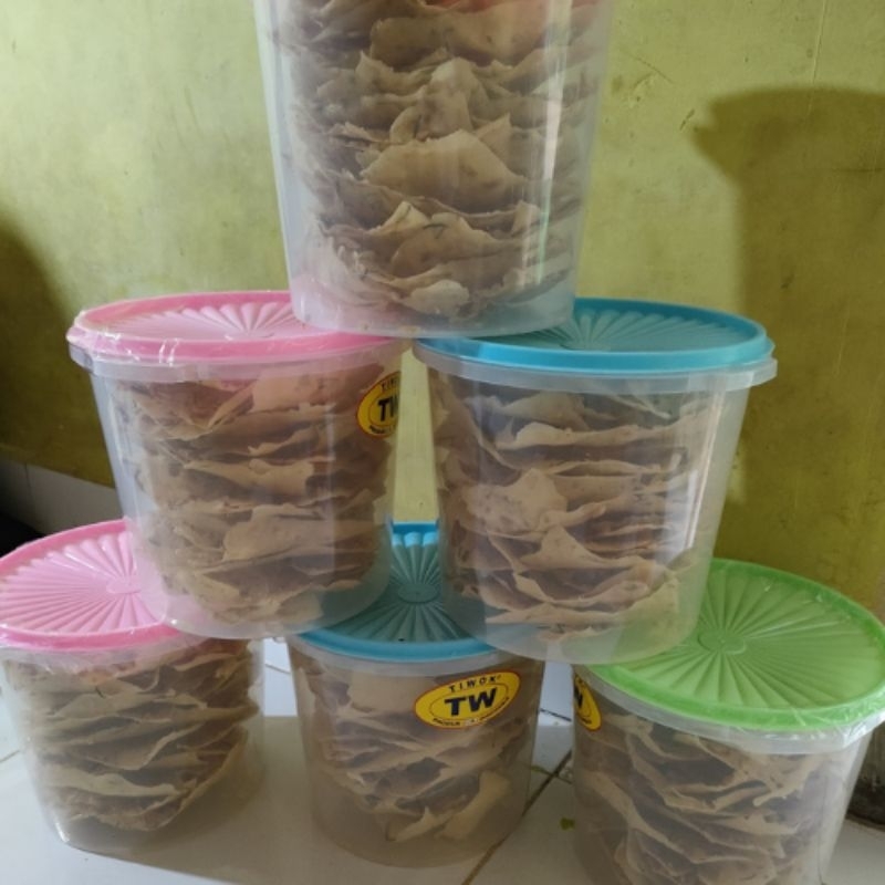 peyek kacang / toples 5 liter