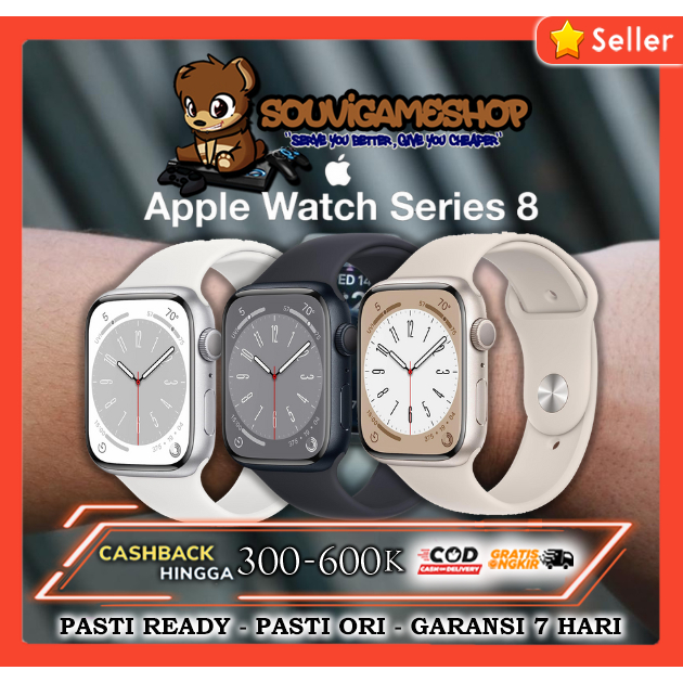 PROMO APPLE WATCH SERIES 8 SERIES8 2022 41mm 45mm BNIB Garansi Resmi Original