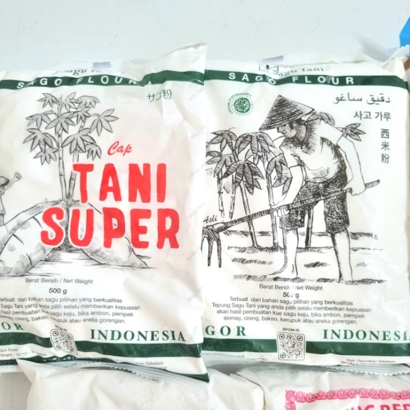 

tepung sagu tani SUPER tapioka cap Pak Tani sagoo flour