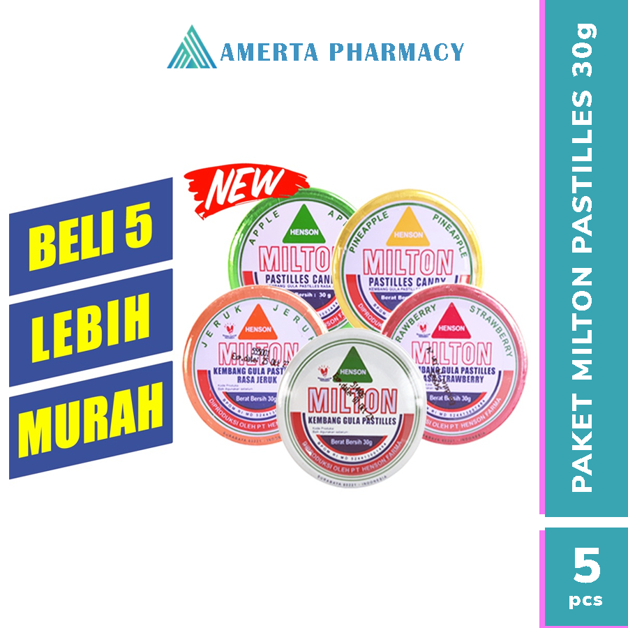 

TEBUS MURAH! Permen MILTON PASTILLES Candy 30gr Kaleng