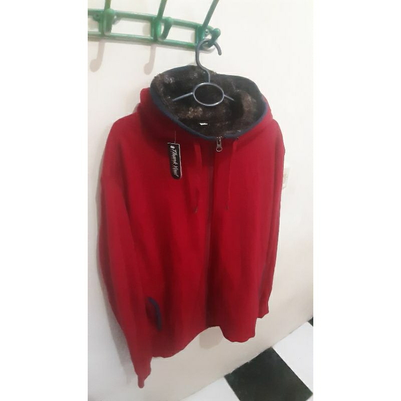 Jaket Hoodie dalem Sherpa Uniqlo murah bekas original