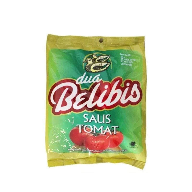 

Dua Belibis Saus Tomat Sachet 1 pak isi 24 sachet x 9 gr