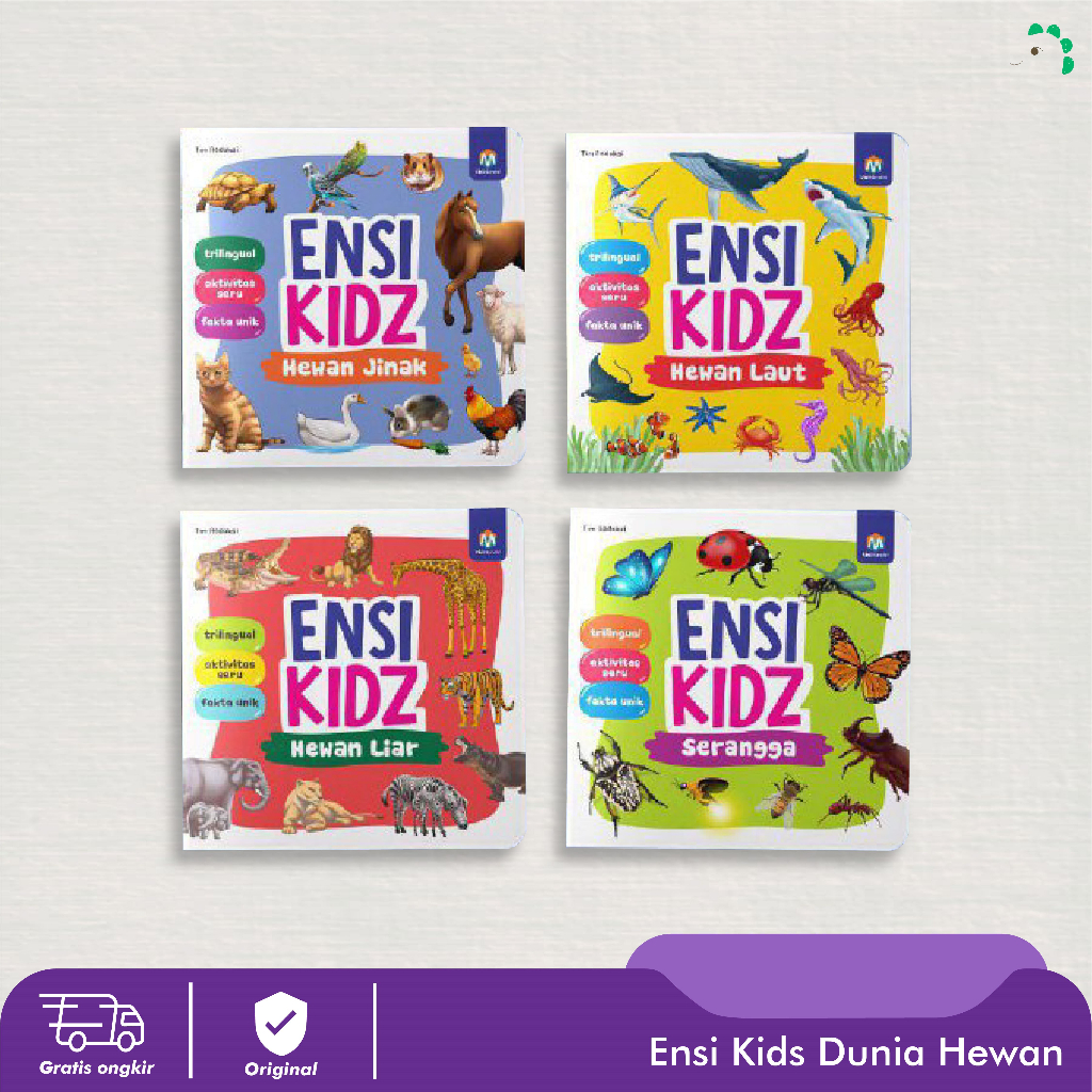 Ensi Kidz Dunia Hewan / Ensiklopedia anak / hewan ternak / hewan liar / hewan jinak / serangga