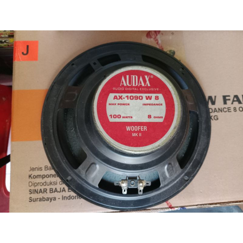 Speaker AUDAX AX-1090 W 8 WOOFER - 10 Inch