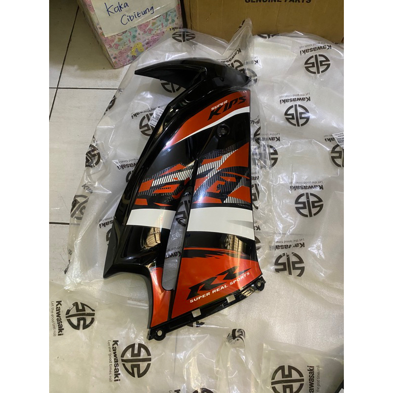 KANAN Fairing sayap Ninja rr new SE oren batik  2014 2015 Oren KANAN
