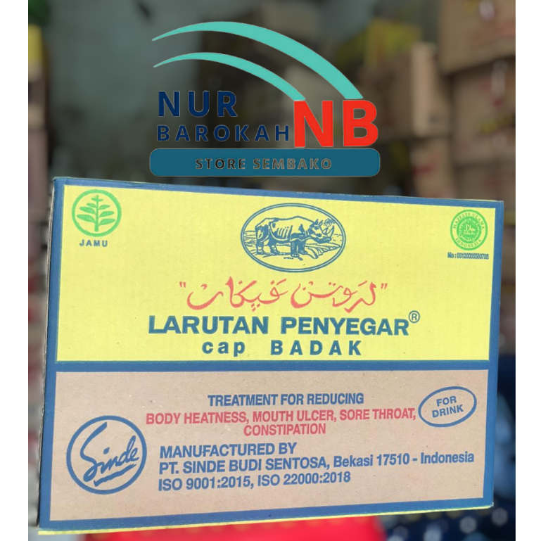 

Larutan Penyegar Cap Badak 1 Dus (24 Botol x 500ml)