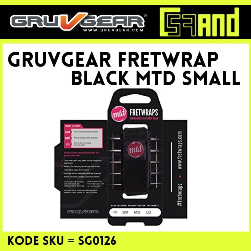 Gruvgear MTD Fretwrap Gitar Bass Fretwraps String Mute Senar Muter
