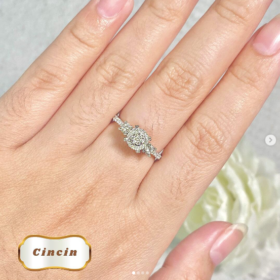 Elco Jewellery - Cincin Berlian Eropa F Vvs | CBRE-05787SH Berkualitas dan Bergaransi