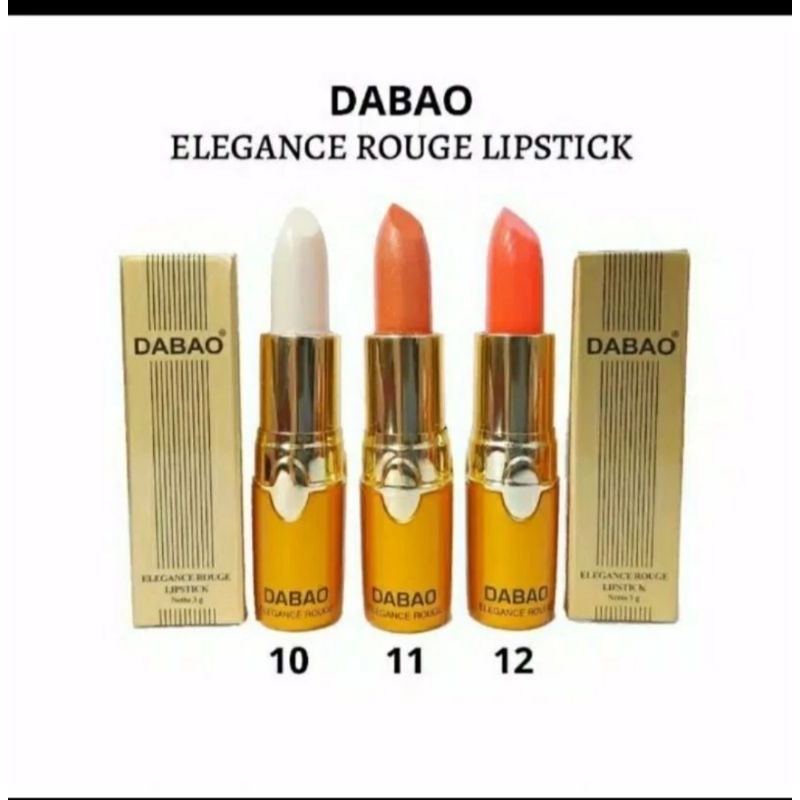 ready lipstik dabao no 11 dan 12 original BPOM .