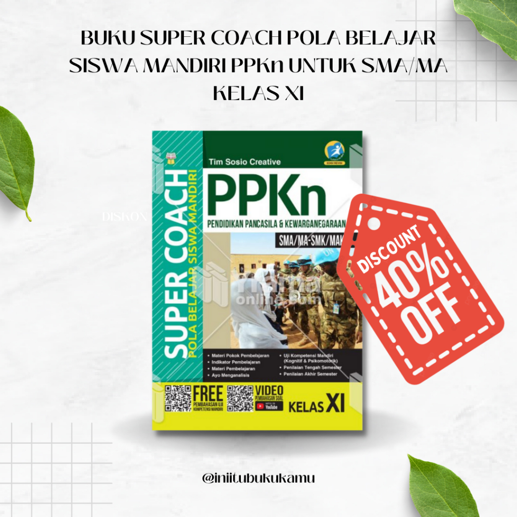 BUKU SUPER COACH POLA BELAJAR SISWA MANDIRI PPKn UNTUK SMA/MA KELAS 11