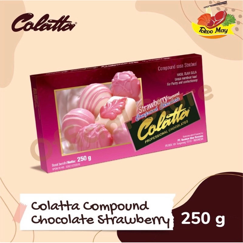 

Colatta Strawberry Chocolate Compound 250gr