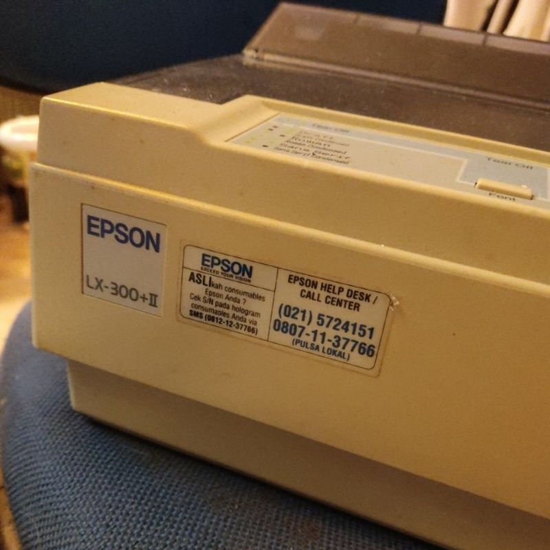 printer dot matrix Epson LX300+ii second