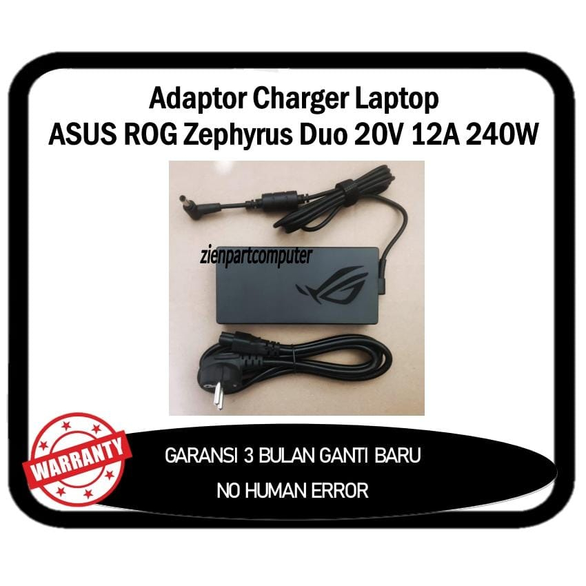 Adaptor Charger Laptop ASUS ROG Zephyrus Duo 20V 12A 240W