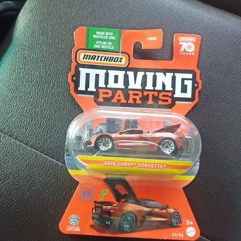 2020 chevy corvette matchbox moving parts