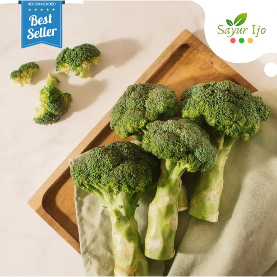 

Brokoli Organik 450 - 500 Gram / Pack Fresh Broccoli Sayur Hijau Segar