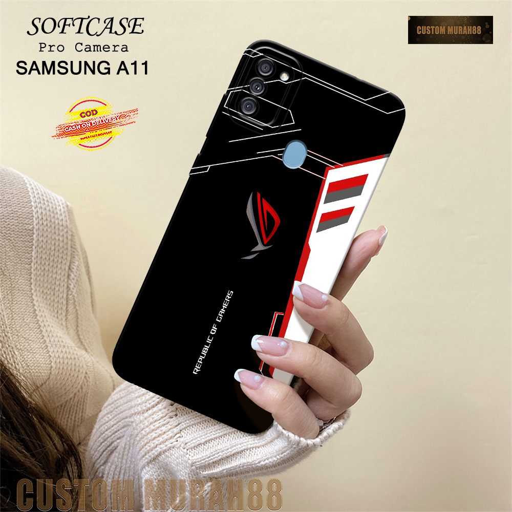 Case Samsung A11 Terbaru - Fashion Case GAMING - Casing Hp Samsung A11- Softcase Pro Camera Samsung 