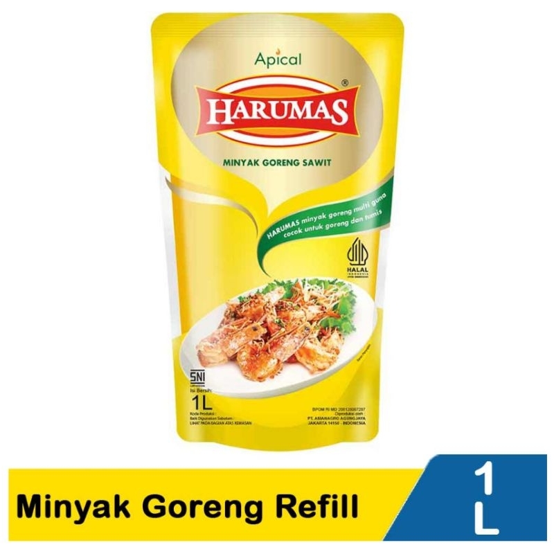 

HARUMAS Minyak Goreng 1 Liter Pouch