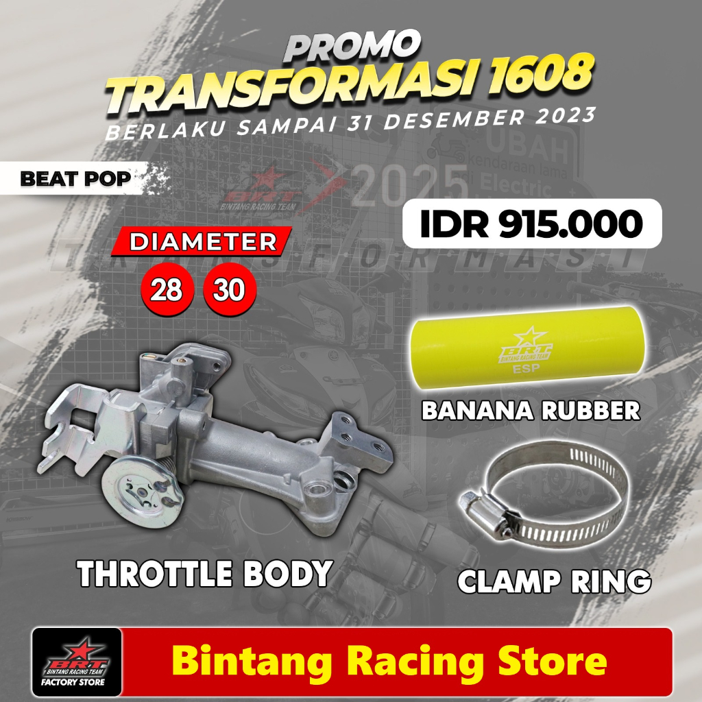THROTTLE BODY BEAT POP DIAMETER 28 30