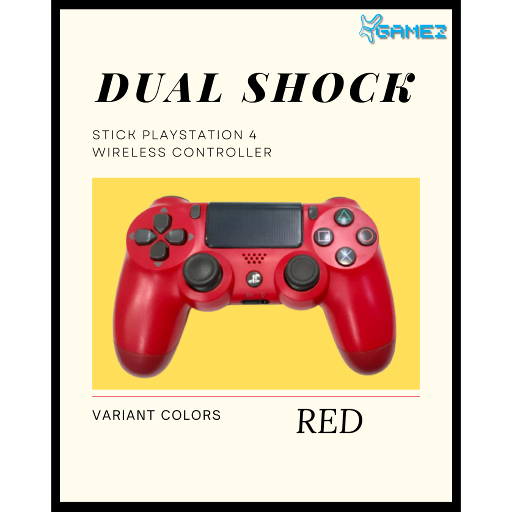 Stick PS4 Ori Second Merah