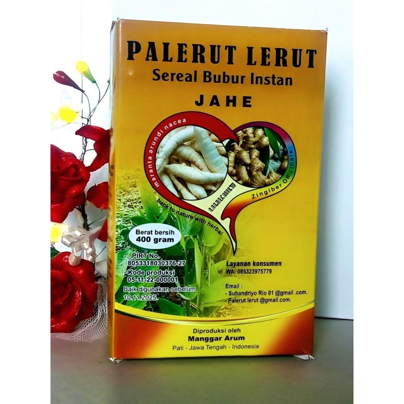 

PALERUT LERUT sereal bubur instan ( jahe )