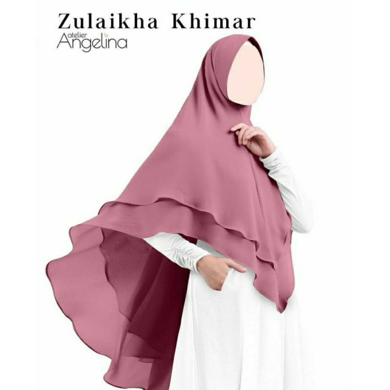 HOMEDRESS & KHIMAR BY ATELIER ANGELINA (BEST SELLER) TERLARIS! || PRELOVED ZUL KHIMAR SP SIZE M - NW