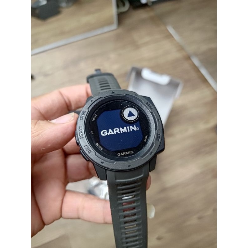 Garmin instinct gray graphite second