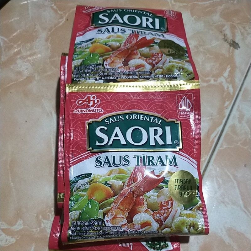 

Saori saus tiram 23ml (1sachet)