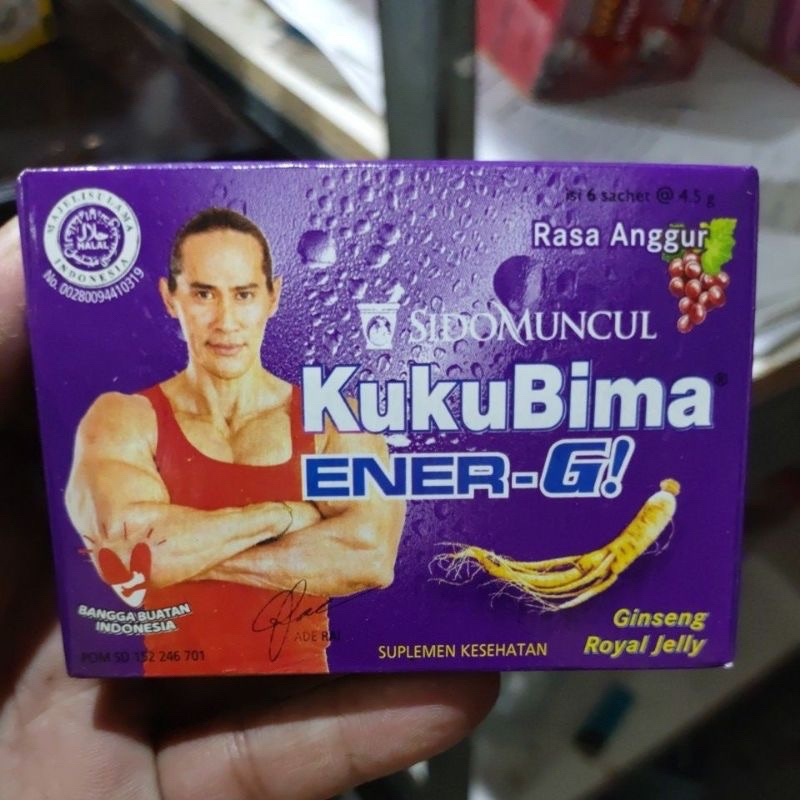 

Kukubima Anggur Ener-G isi 6 Sachet Per Box